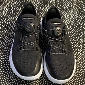 Under Armour Black Slip Speed Shoes with BOA System